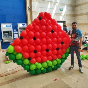 סטנד בלונים אבטיח ענק