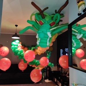 דרקון בלונים בסגנון אנימה דרגון בול זי